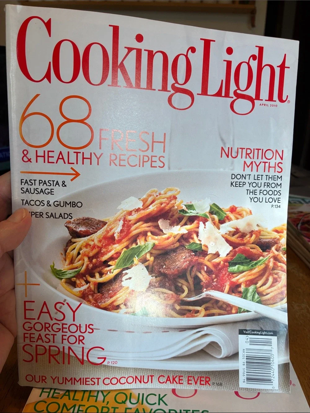 Lot of four vintage Cooking Light Magazines